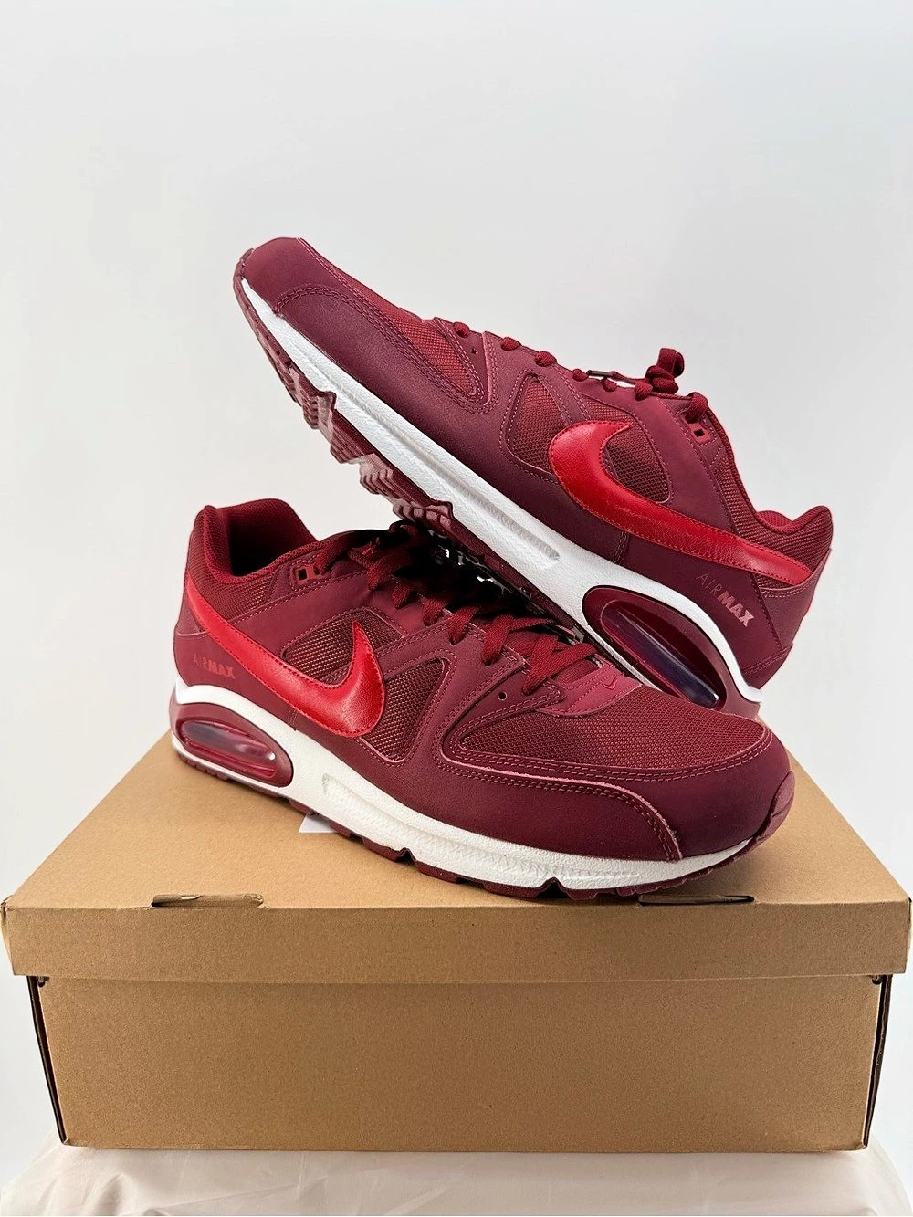 1983-New Nike Size 15M Air Max Command Team Red/Gym Red-White- No Box